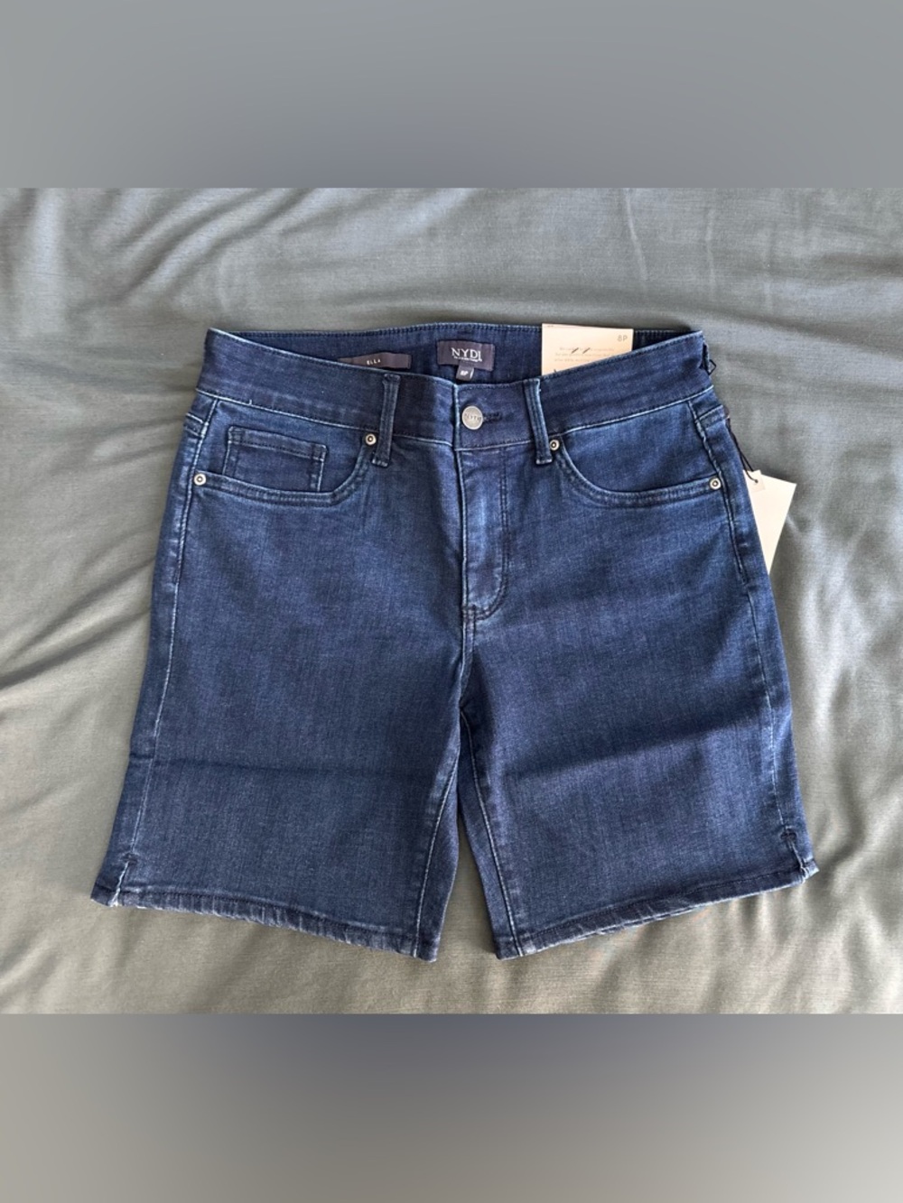 NYDJ Women’s Indigo Denim Shorts, Size: 8P, NWT (QVC)
